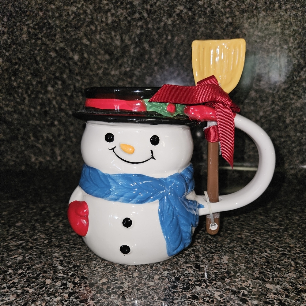 Christmas snowman mug